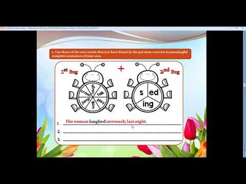S4 Inflectional Endings Worksheet