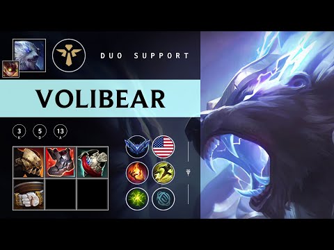 Volibear Support vs Nautilus - NA Diamond Patch 25.22