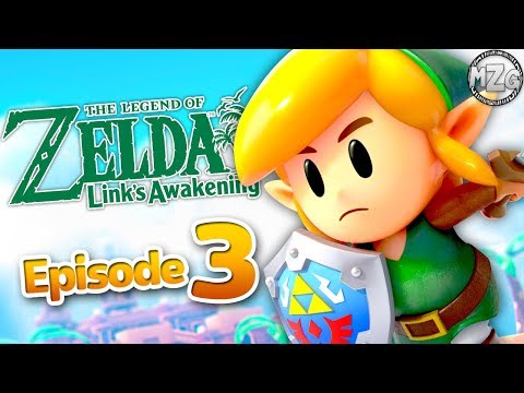 The Legend of Zelda: Link's Awakening Gameplay Walkthrough Part 3 - Kanalet Castle! Key Cavern!