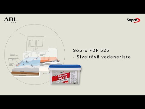 Sopro FDF 525 siveltävä vedeneriste