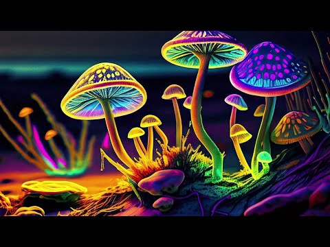 Psytrance Mix 2023 - Psilocybin Trance Music / Magic Mushrooms (AI Graphic Visuals)