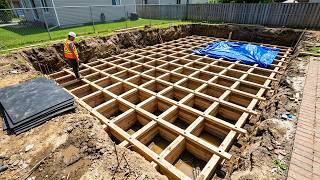 Man Builds MEGA Gym In His Backyard - Start to Finish