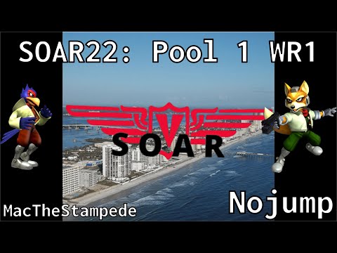 SOAR22 - MacTheStampede (Falco) vs Nojump (Fox) - Pool 1 WR1