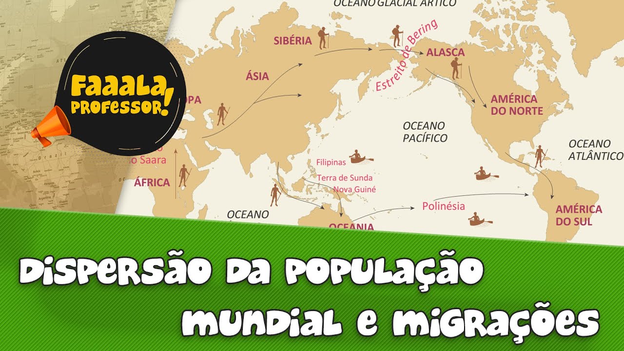 Dispersão da população mundial e migrações | GEOGRAFIA | Prof. Carlos André | 2021