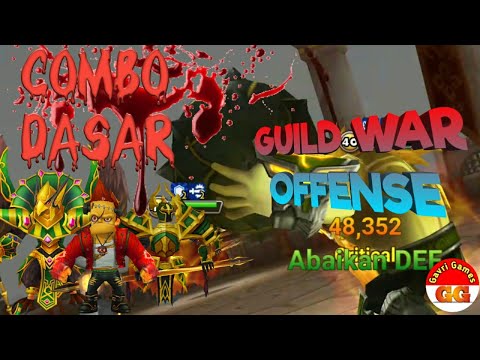 [Indo] Combo Guild War Offense #1 Bulldozer Copper Imesety - Summoners War