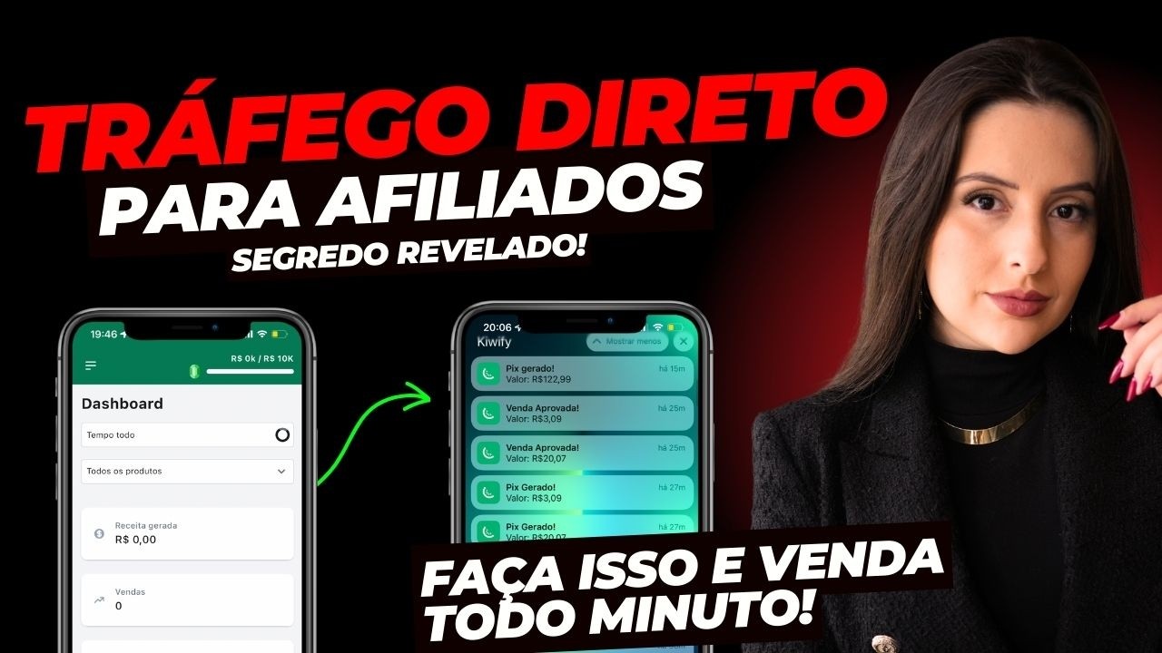 TRÁFEGO DIRETO PARA AFILIADOS REALMENTE FUNCIONA? ATUALIZADO 2024