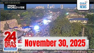 Download lagu 24 Oras Weekend Express: November 30, 2025 [HD] mp3