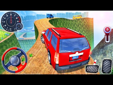 Offroad Car Driving - Mountain Climb 4x4 Jeep Prado Driver : All Cars Unlocked - Android GamePlay #2