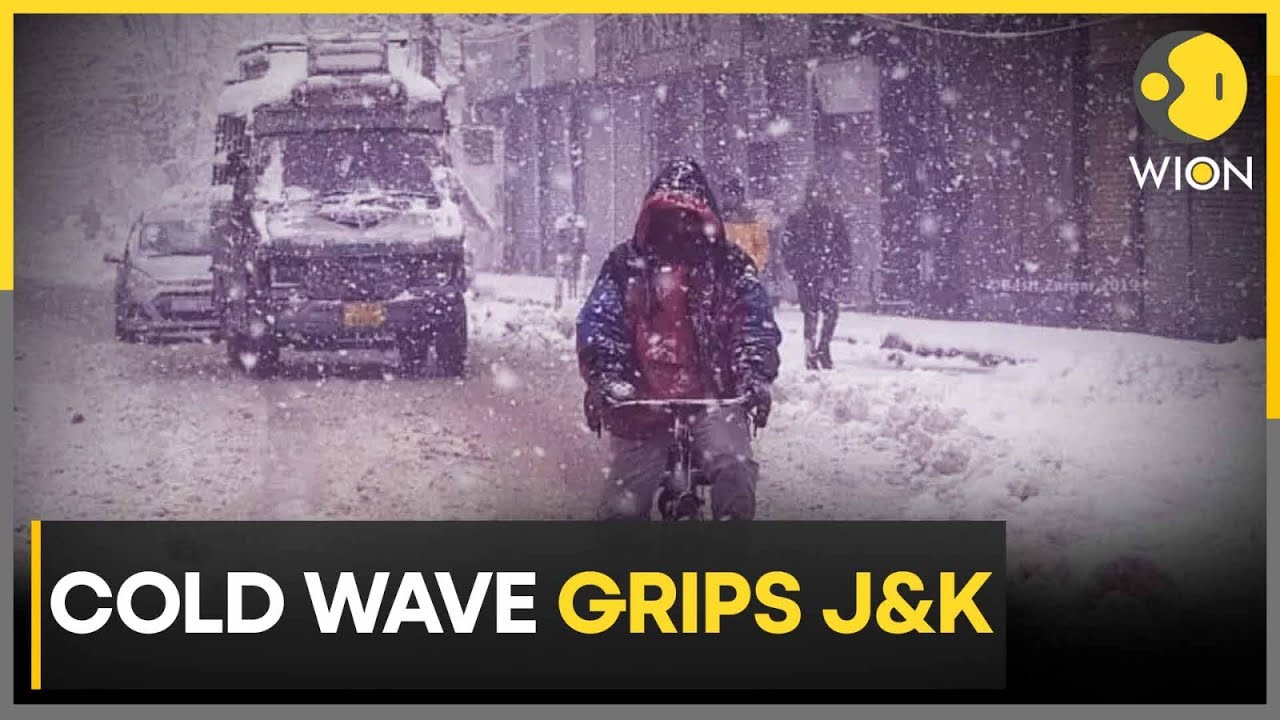 J&K: Severe Cold Grips Kashmir Valley: Gulmarg at -4.2°C, Pahalgam Hits -4.8°C | WION
