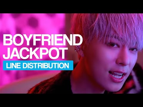 Boyfriend - Jackpot Line Distribution (Color Coded)