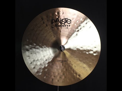 Paiste 19" Masters Dark Crash - 1562g (video demo) imagen 2