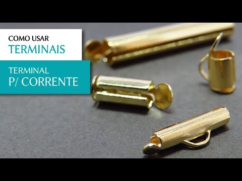 Como Usar Terminal para Corrente na Montagem de Semijoias - Pedra Mística