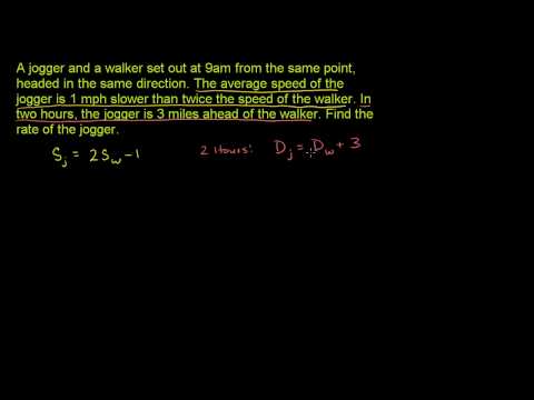 Systems and Rate Problems 3