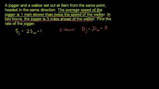 Systems and rate problems 3