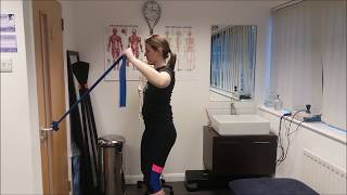 Exercises for strengthening the rotator cuff muscles