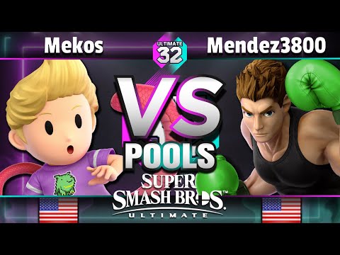 ULTIMATE 32 Pools - Mekos (Lucas) vs. Mendez3800 (Little Mac) - Smash Ultimate
