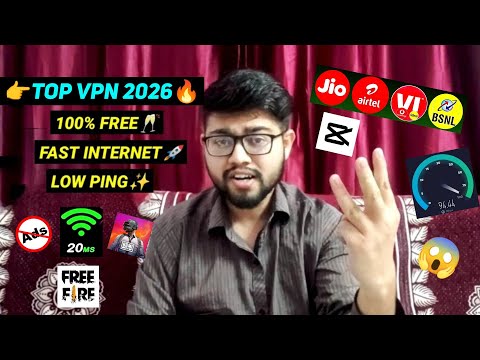 TOP 3 | Best Free VPN 2026 For Fast Internet & Low Ping ✨ | Free VPN | New VPN | Best VPN | Fast VPN