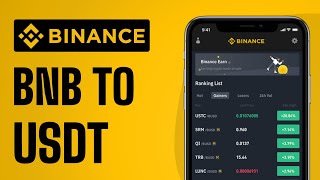 How To Convert BNB To USDT in Binance - Full Guide (2024)