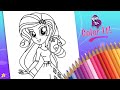 Coloring MLP Equestria Girl Rarity KP