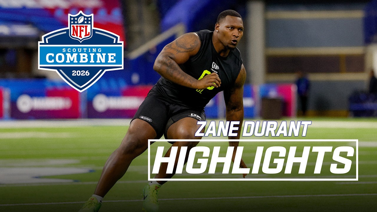 Zane Durant's 2026 NFL Scouting Combine Workout