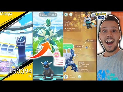 RAID DIALGA & SCAMBIO FORTUNATO SHINY! *si blocca* - Pokémon GO
