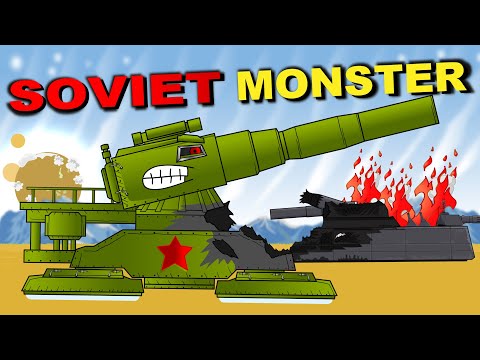 Decisive battle of Soviet monster - Cartoons about tanks