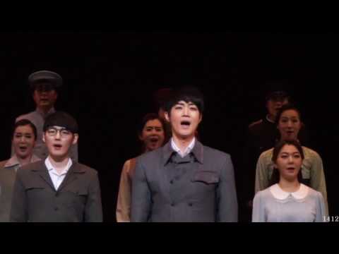 170326 윤동주달을쏘다 커튼콜(박영수,김도빈,조풍래,하선진)