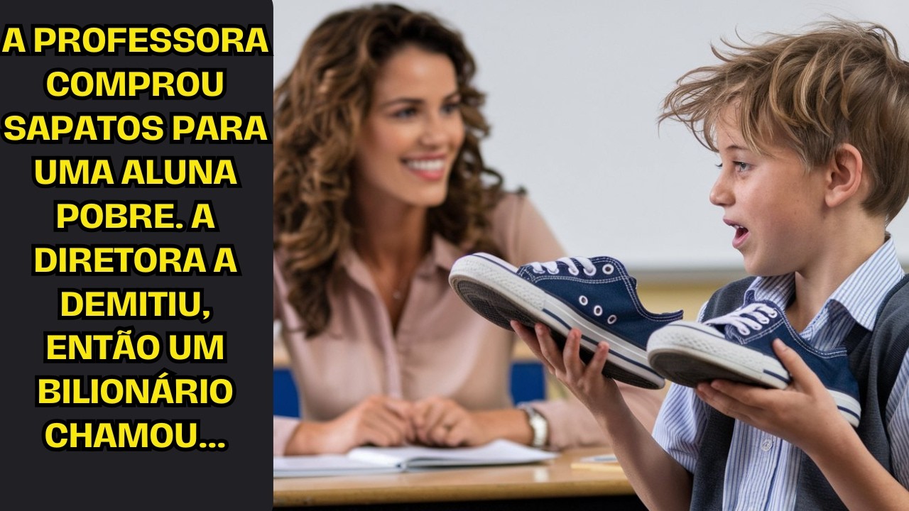 A Professora Comprou Sapatos Para Uma Aluna Pobre. A Diretora A Demitiu, Então Um Bilionário Chamou
