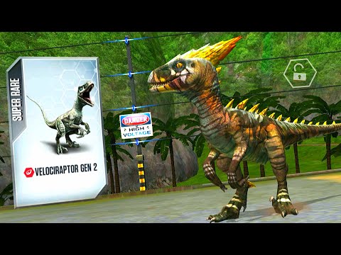 OPEN UNLOCKING VELOCIRAPTOR GEN 2 (JURASSIC WORLD)