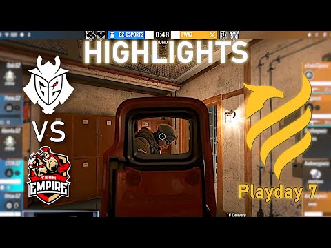 G2 vs PWNZ (Empire) - HIGHLIGHTS - Playday 7 - EUL 2022 Stage 1 - R6 Esport