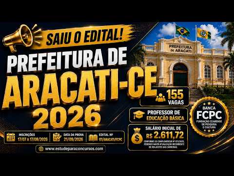 PREFEITURA DE ARACATI CE 2026