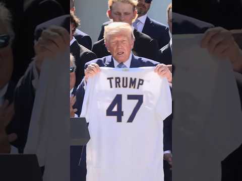 Trump hosts World Series Champion Dodgers at White House