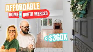Affordable North Merced, CA Home For Sale | $355K, Move-In Ready 3 Bedroom 2 Bathroom