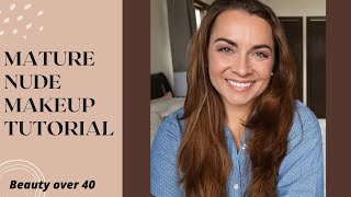 NATURAL NUDE MAKEUP TUTORIAL | Everyday Look for Mature Women | Mary Zeti