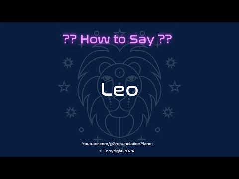 How to Pronounce Leo CORRECTLY in English? | How to Say Leo? | Pronunciation Planet