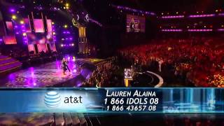 Lauren Alaina - Flat on the Floor (American Idol Season 10 Finale) Song no.1