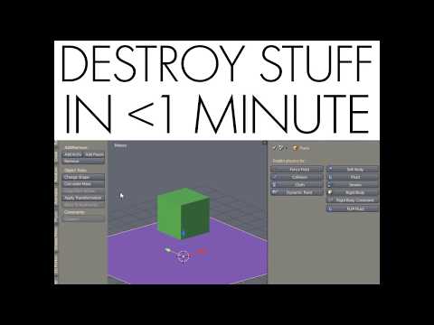 Daily Blender Tip 73 - Quickly Fracture Stuff