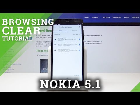 How to Clear Browser Data in NOKIA 5.1 - Delete Browsing History