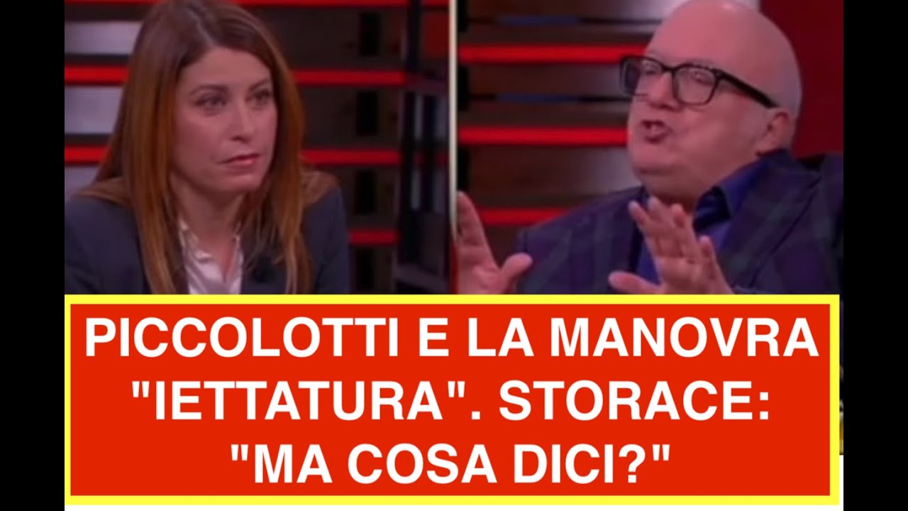 PICCOLOTTI E LA MANOVRA "IETTATURA". STORACE: "MA COSA DICI?"