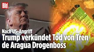 Zeigt das Video den US-Angriff? Trump verkündet Tod von Tren de Aragua Drogenboss