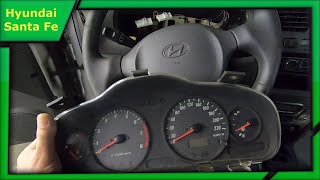 Снимаем панель приборов Hyundai Santa Fe
