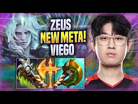 ZEUS CRAZY NEW META VIEGO TOP! - T1 Zeus Plays Viego TOP vs Fiora! | Season 2022
