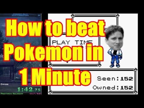 How to Beat Pokemon Red/Blue in 1 Minute