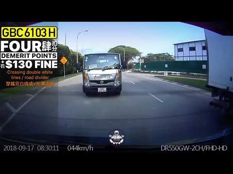16sep2018 reckless driver GBC6103H innoflex canstar @ jurong west ave 2 to pie