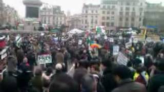 Download lagu Michael Heart 'We will not Go Down' played in LONDON GAZA RALLY 17th Jan 2009 mp3