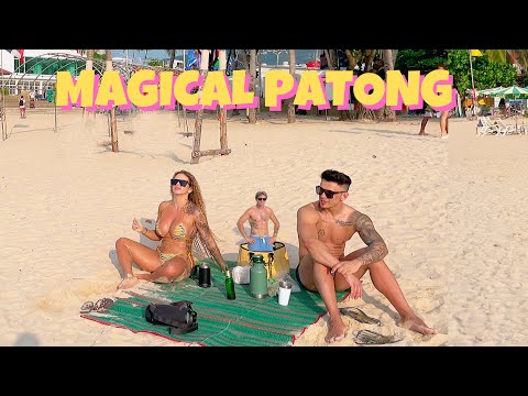 【🇹🇭 4K】Patong Beach, Phuket 2023: A Walk Among the Most Gorgeous People in Paradise
