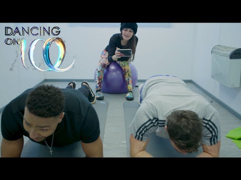 Max Evans and Jordan Banjo Go Head-to-Head in a Plank Off | Dancing On Ice 2018