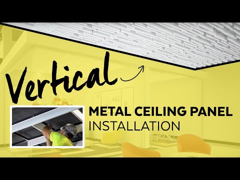 Vertical Metal Ceiling Panels/ Installation How to/ Armstrong Ceiling Solutions