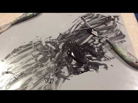 Low Tech No Tech - Making Paint from charcoal