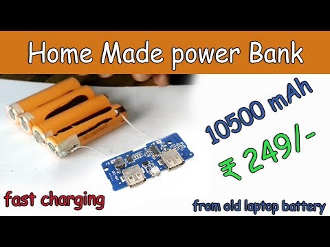 Home made power bank fast charging 10500 mAh
